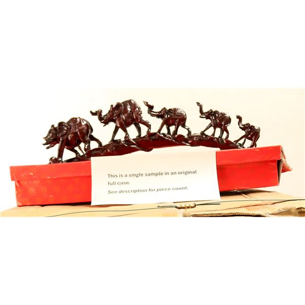 Resin 5 Elephant Train, 12 Sets [196238]