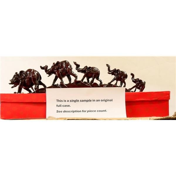 Resin 5 Elephant Train, 12 Sets [196239]