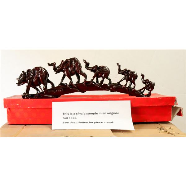 Resin 5 Elephant Train, 12 Sets [196270]