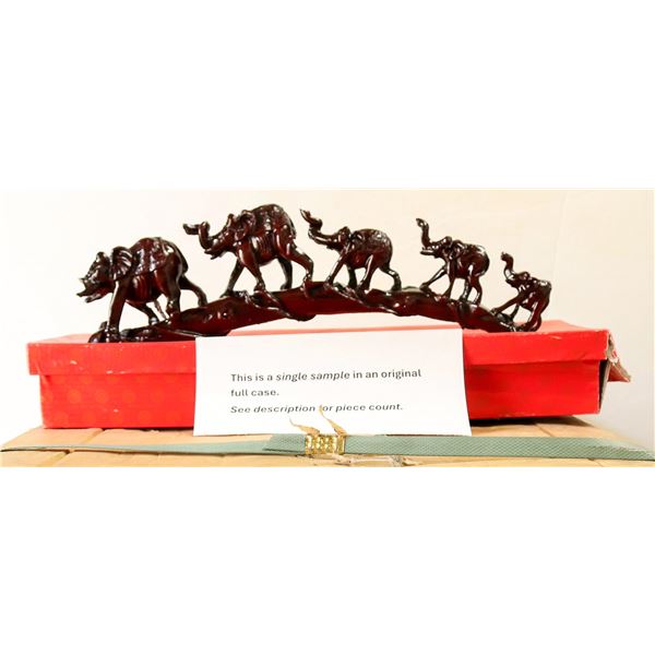 Resin 5 Elephant Train, 12 Sets [196337]