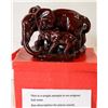 Image 1 : Resin Elephant & Baby Sculpture (4) [196241]