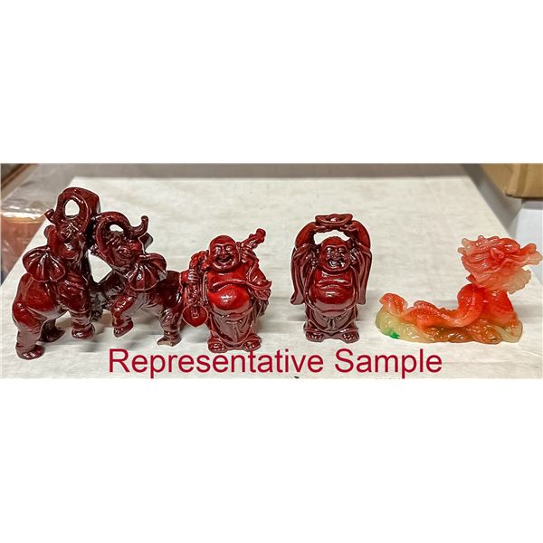 Chinese Buddha & Dragon Figurines RETAIL SALES LOT!  [204102]