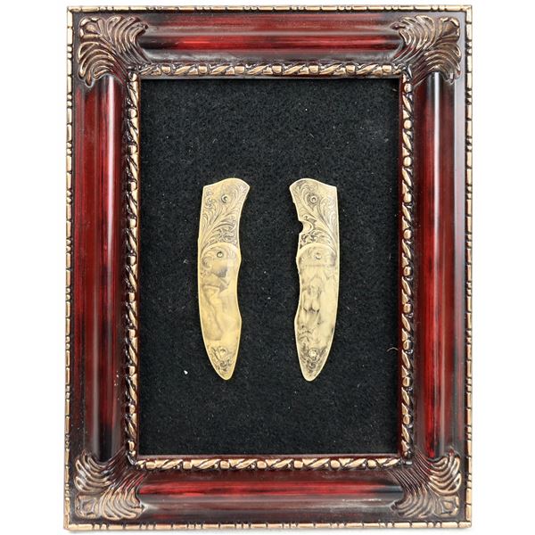 Gun Engraver Castings for a Custom Knife Build by FEGA Member Jim Blair [200131]