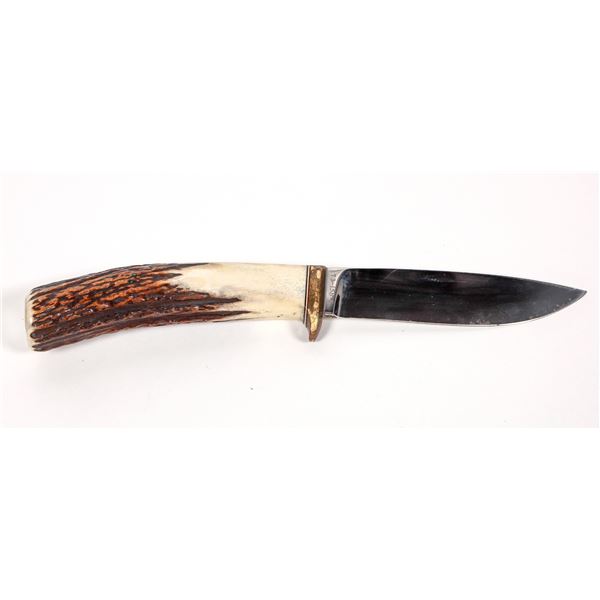 Ted Dowell Custom Hunter Knife with Sheath [194226]