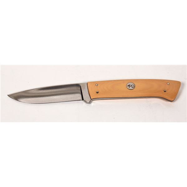 Ted Dowell Custom Lightweight Drop Point Hunter Knife [194220]
