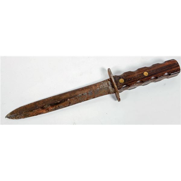 Homemade Dagger Blade Sheath Knife [202915]