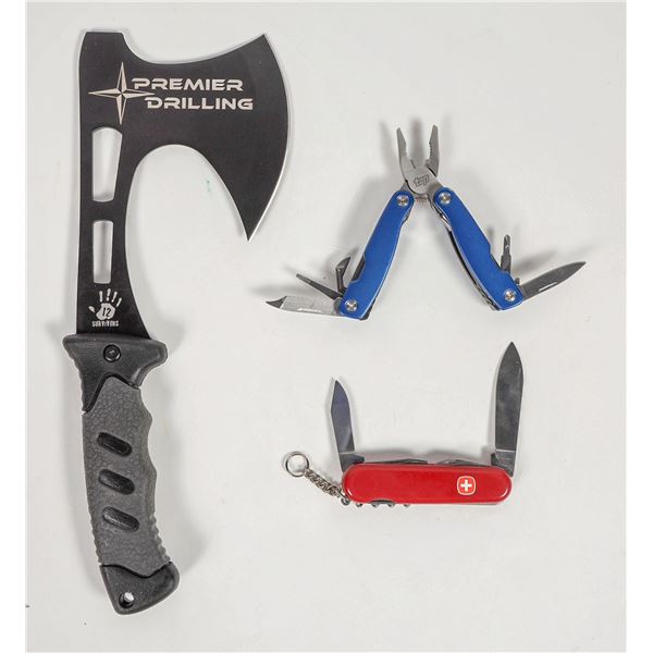 Survivor Hatchet and Survival Tools (3) [202213]