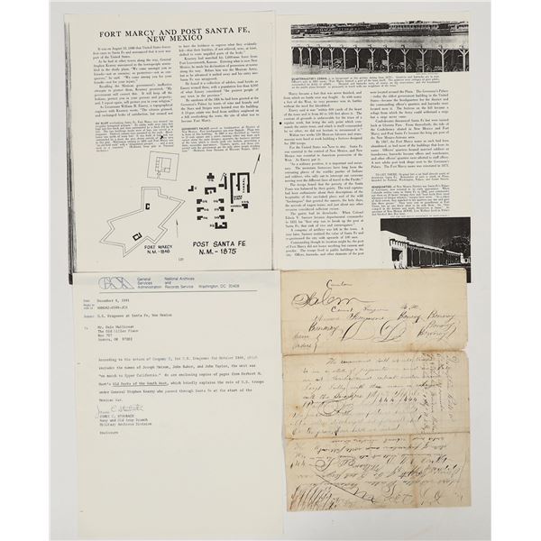 Company C, 1st Regiment, US Dragoons, Camp near Santa Fe, New Mexico, 1846 [204522]