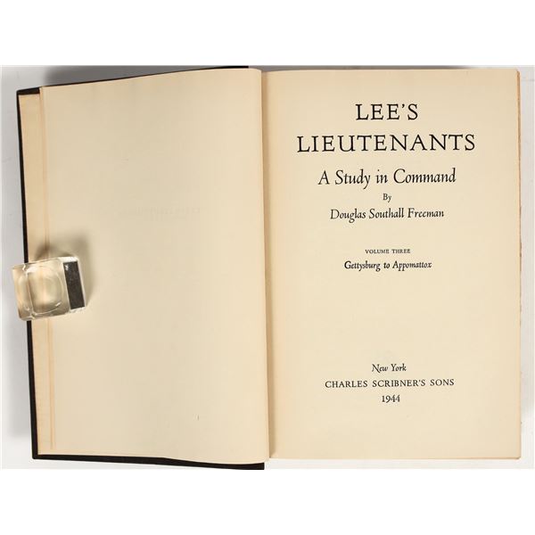 "Lee's Lieutenants" Volume 3, 1944 [201832]