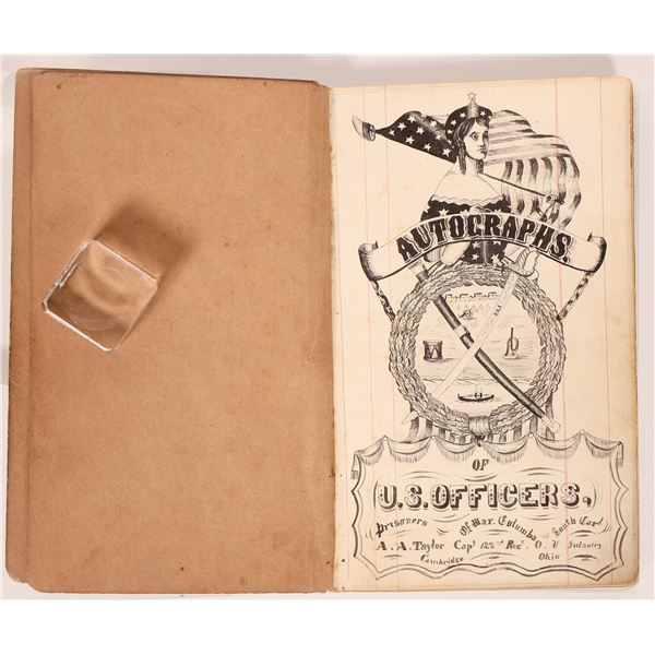 Civil War Union Officers Confederate Prison Camp Autographs, 1863 [179368]