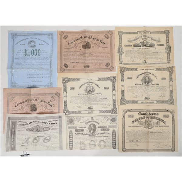 Confederate States Bond Collection [204939]