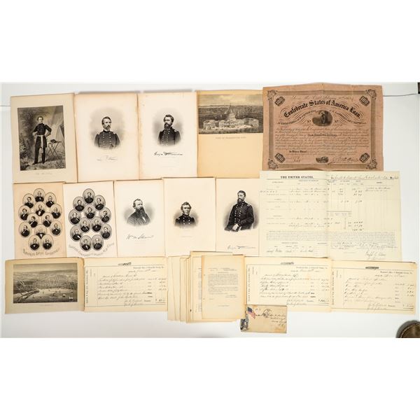Union & Confederate Civil War Ephemera  [200705]