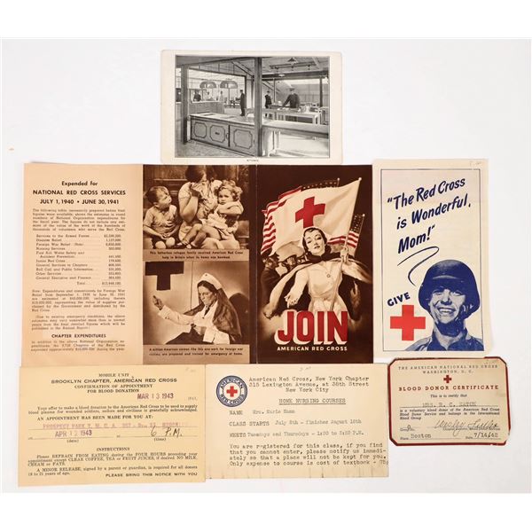 The Red Cross Ephemera Group [205655]