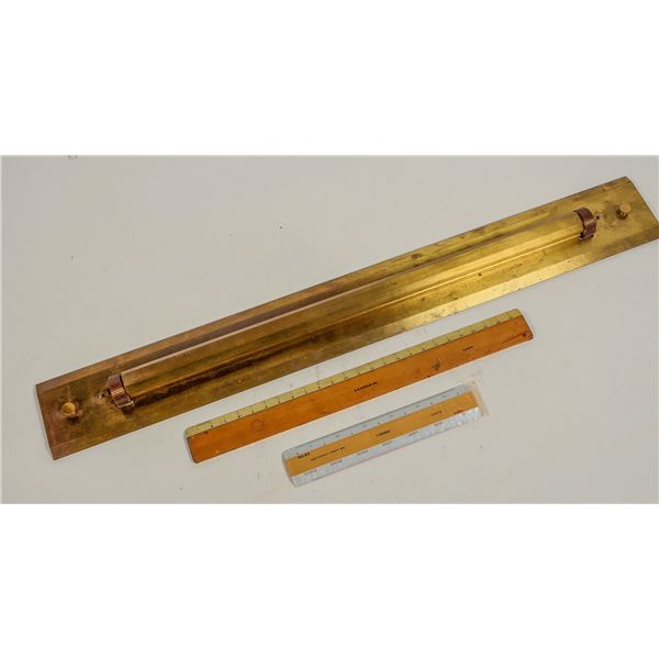 Maritime Parallel Ruler made by Alteneder & Son WW2 vintage with Wood Case (3) [198362]