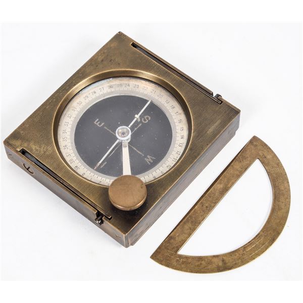 Stoppani Surveyor Compass with Wood Case [202258]