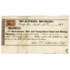 Image 1 : Mokelumne Hill & Campo Seco Canal & Mining Co. Scrip [200277]