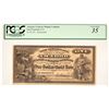 Image 1 : Amador Canal & Mining Co. $1 Note [200117]