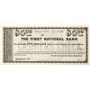 Image 1 : First National Bank, Denver, $5 Depression Scrip, 1907 [204523]