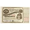 Image 1 : Five Dollar Bond of the State of Louisiana 1874/6 [200092]