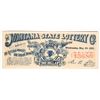 Image 1 : Montana State Lottery Ticket 1893 [200272]