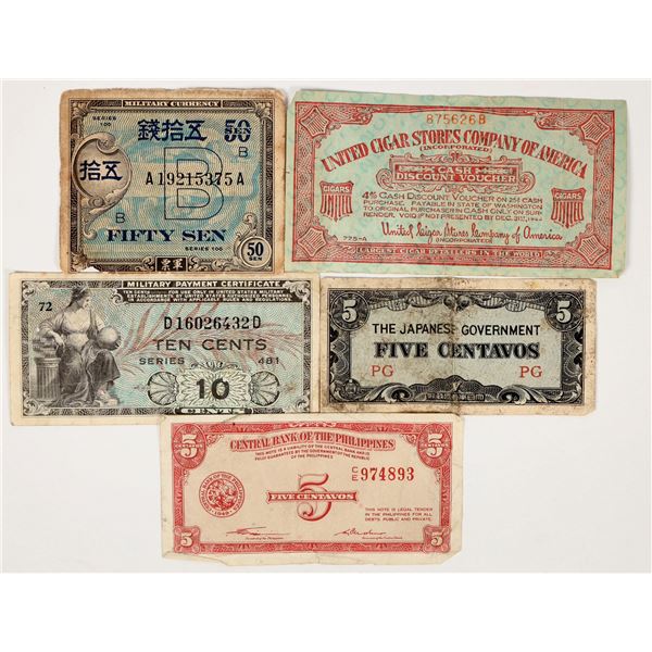 Scrip & Military Currency (7) [203633]