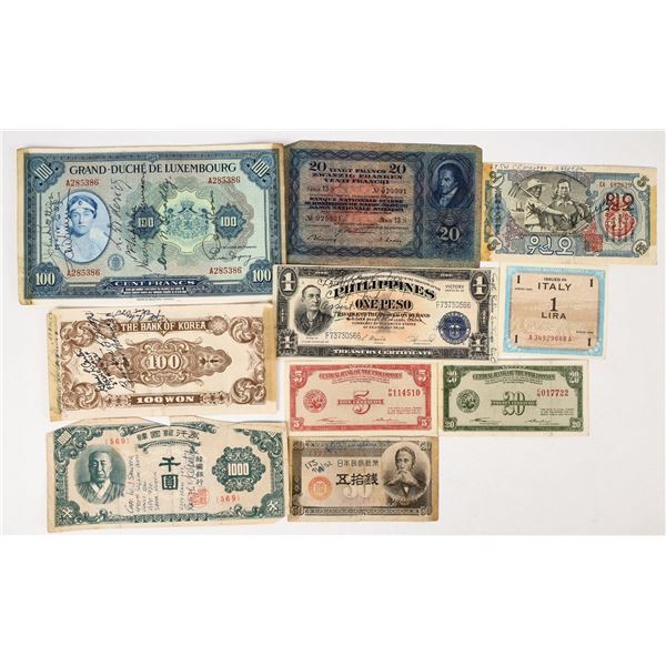 Short Snorters on Foreign Currency (12) [205718]