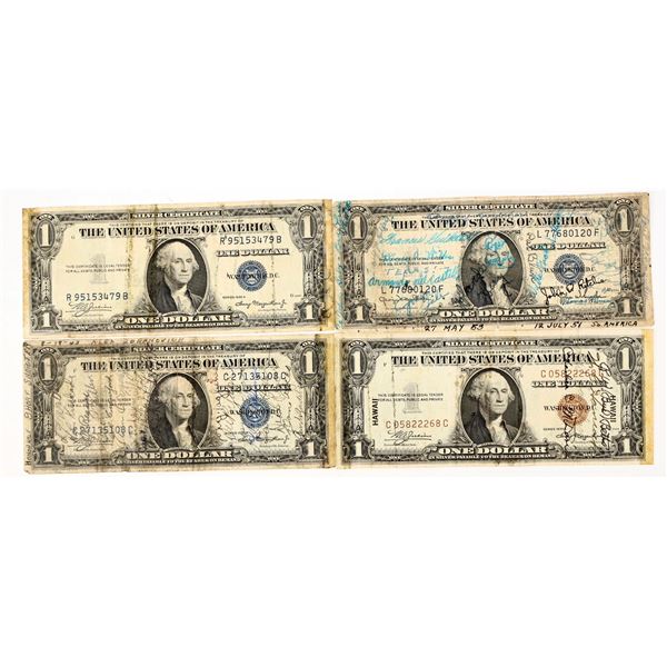 Short Snorters WWII & Korea (4) [205513]