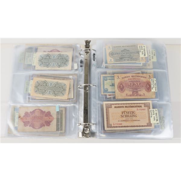 World War Two Military Currency Collection (200+ notes) [205423]