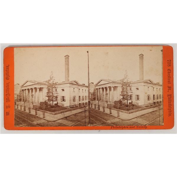 Philadelphia Mint Stereoview by WY McAllister [204558]