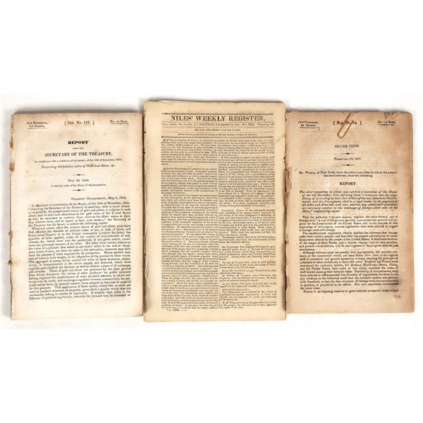 21st Congress Debating Silver Coinage 1831 [195516]