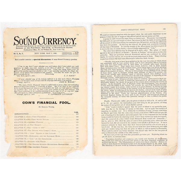 Sound Currency Pamphlet 1895 [195271]