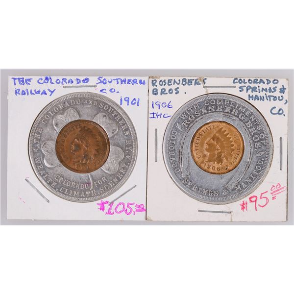 Colorado Encased Cents (2) [206419]