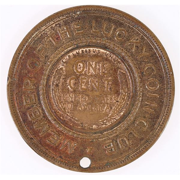 Lucky Coin Club Encased Penny 1930 [206455]