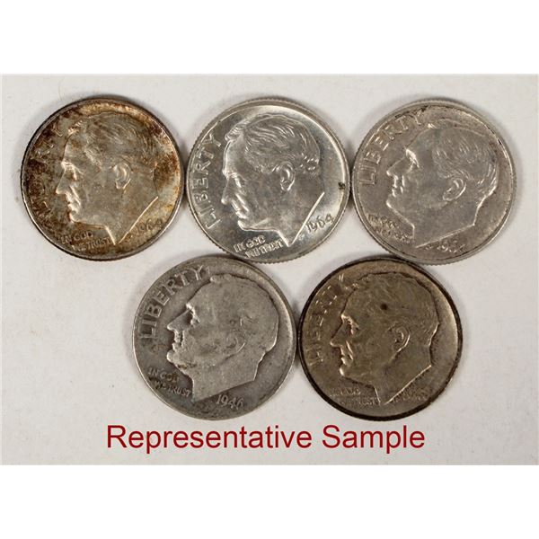 Roosevelt Dimes 90% Silver (178) [203642]