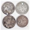 Image 2 : Holed 1800s U. S. Half Dollars (4) [202204]
