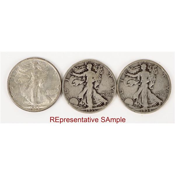Walking Liberty Half Dollars (10) [207245]