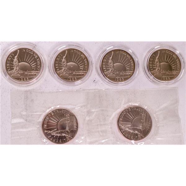 U. S. Liberty 1986 Half Dollars (6) [182159]