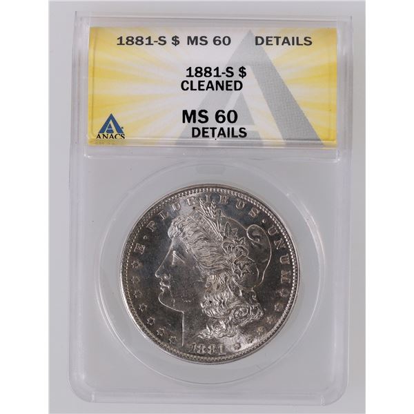 Morgan Dollar: 1881-S  [203518]