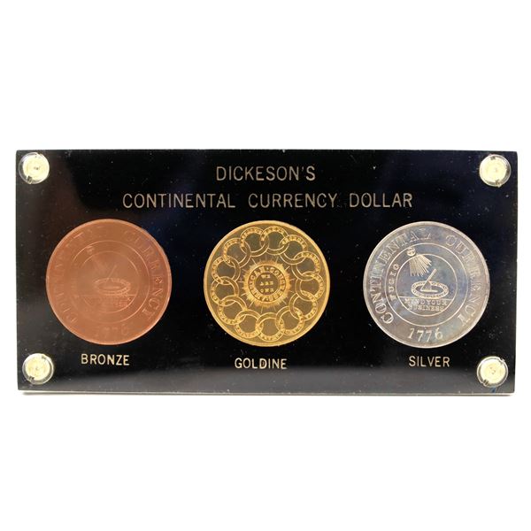 Dickeson's Continental Currency Dollar Restrikes (3) [205425]