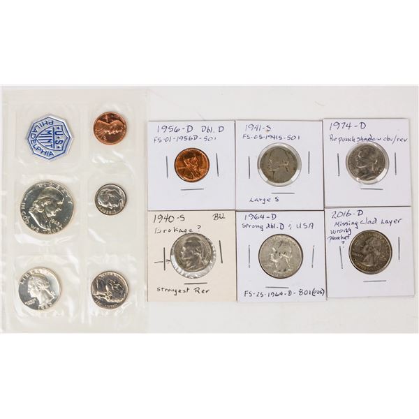 U. S. Coin Micro Error Group (7) [205715]