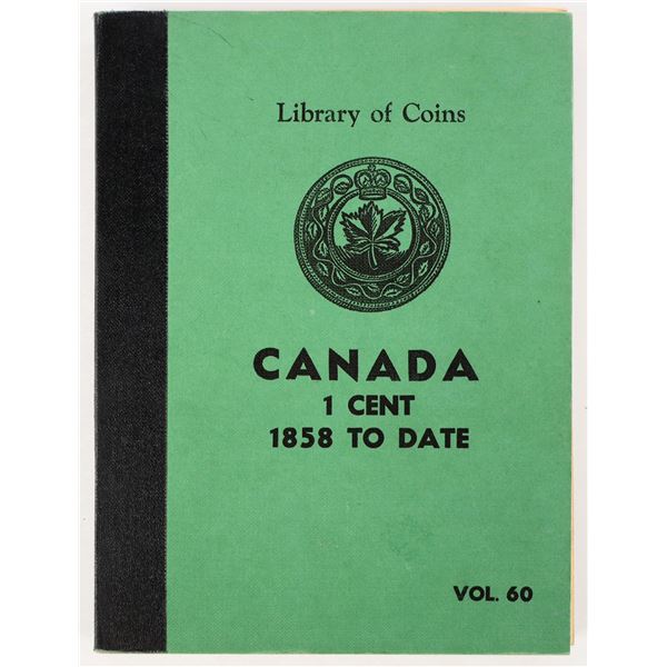 Canada 1 Cent Coin Album 1858-1960 [205563]