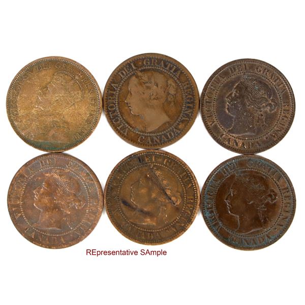Canadian Large Cent Collection (12) [207413]