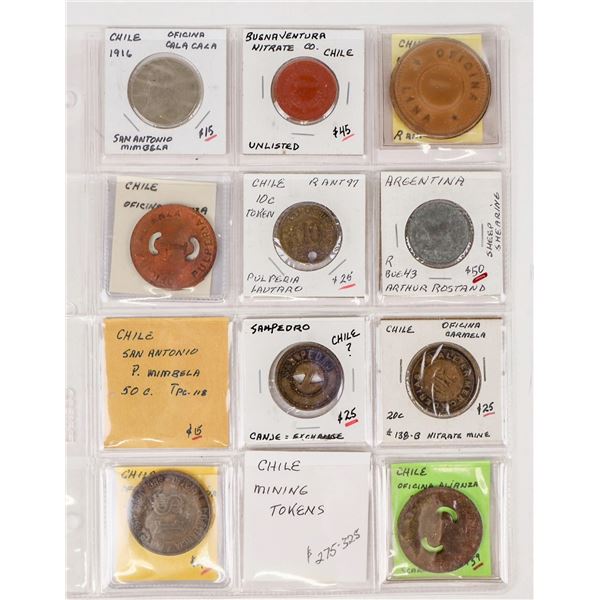 Chile Mining Tokens (11) [205428]