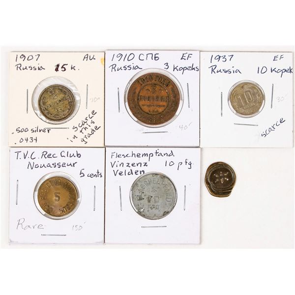 Coins of Russia (3) & Extras [205716]