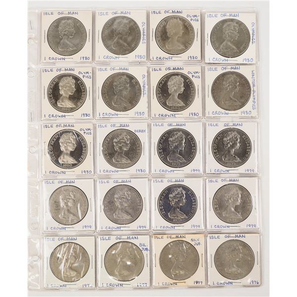 Isle of Man Commemorative Crowns (20) [205512]