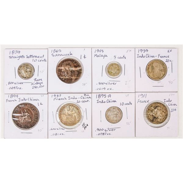 Coins of French Indo China & Others (8) [205713]