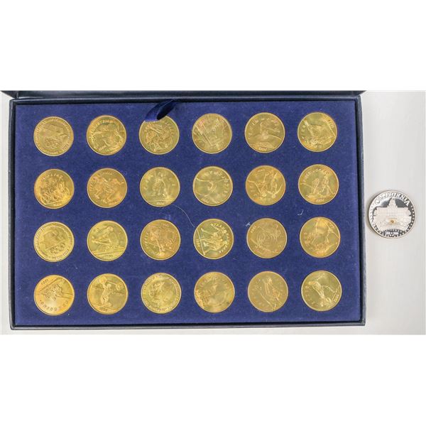 Sesquicentennial Silver & 1984 Olympic Medals [205427]