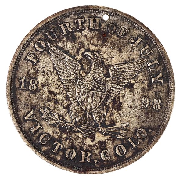 Fourth of July 1898 Medal Victor, Colorado [206393]