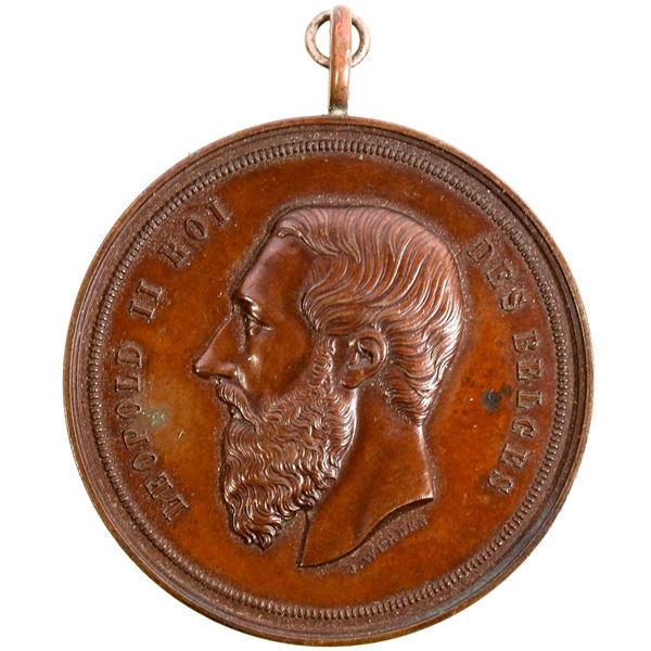 Leopold II Animal Protection Medal 1870 [205501]