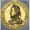 Image 1 : King Henri III Gold Plated Medal [202654]